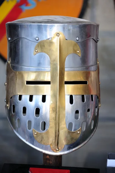 Templar helmet — Stock Photo, Image