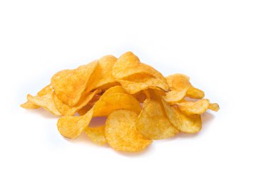 Potato Chips,isolated on white