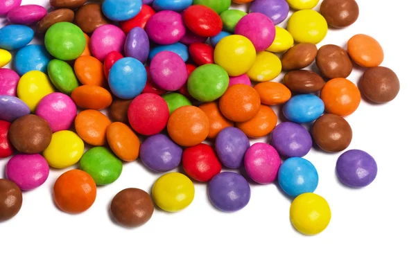 Multi colorido smarties doces — Fotografia de Stock
