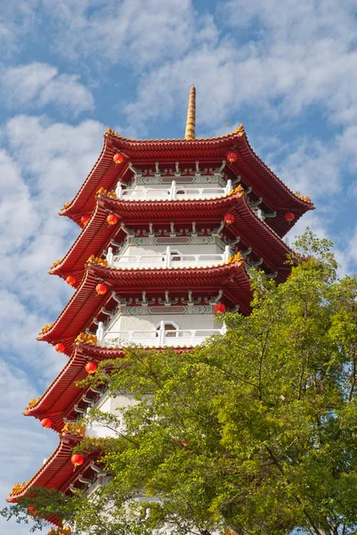Pagoda w chińskim ogrodzie — Zdjęcie stockowe