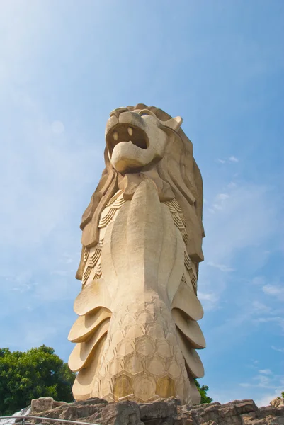 Gigantic Merlion statue — Stock Photo, Image