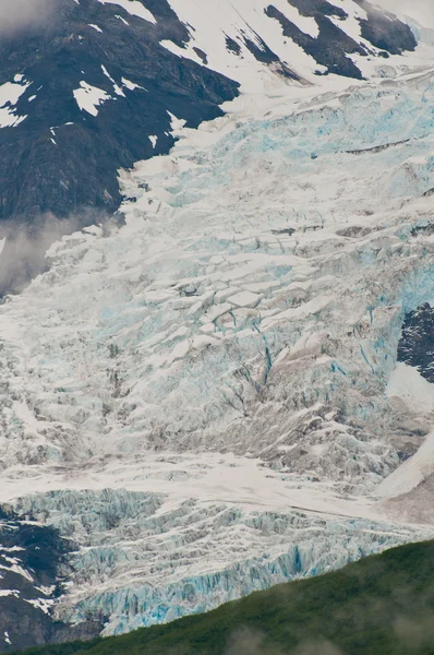 Closeup του παγετώνα υφή — Φωτογραφία Αρχείου