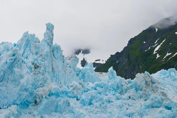 Interesting glacial textures — Stock Photo, Image
