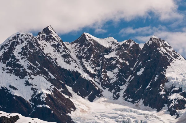 Stock image Closeup of snowy mountains