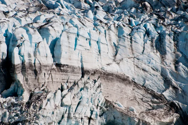 Ijs textuur van lamplugh gletsjer — Stockfoto