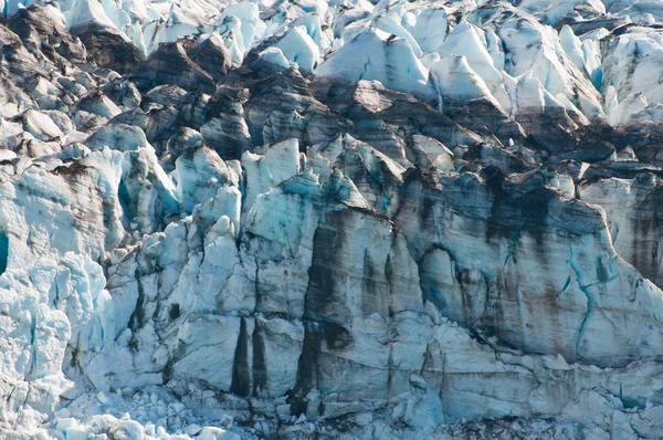 Marcas de estrés negro en glaciar —  Fotos de Stock
