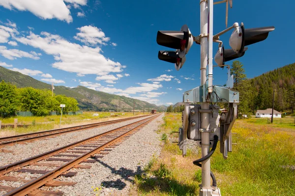 Rail signal — Stok fotoğraf