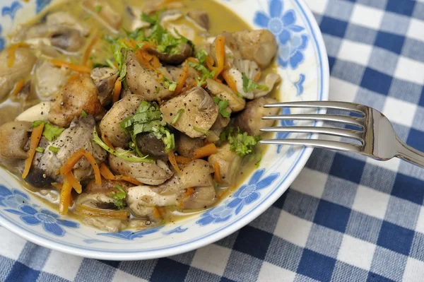 亚洲风格蘑菇美味 — 图库照片