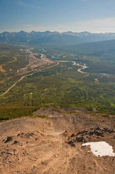 Vue aérienne de Banff — Photo