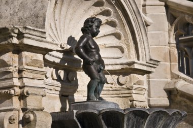 Manneken Pis at Geraardsbergen Belgium same as in Brussels clipart