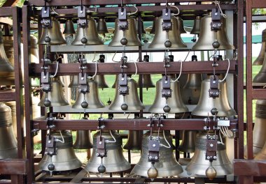 Bell in mobile carillon clipart