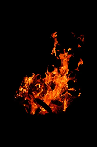 Fire in the dark — Stock Photo, Image
