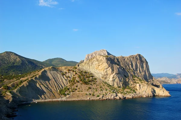Rock ve deniz, noviy svet — Stok fotoğraf