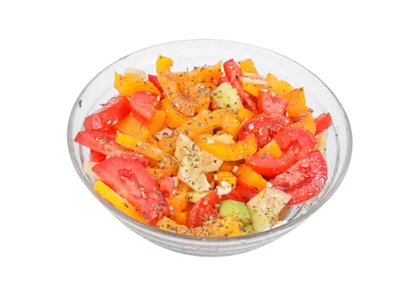 Frischer Salat in einer Schüssel — Stockfoto