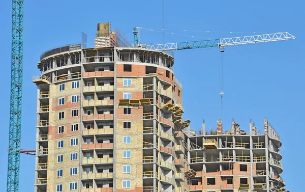 stock image Crane and construction site