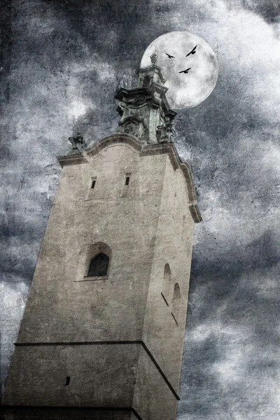真夜中の大聖堂 — ストック写真