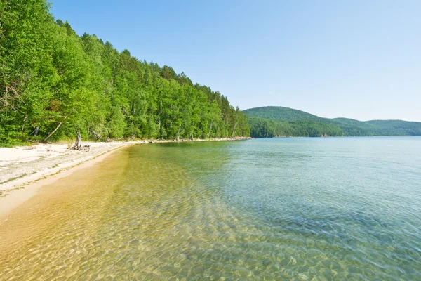 stock image Azure bay in Baikal