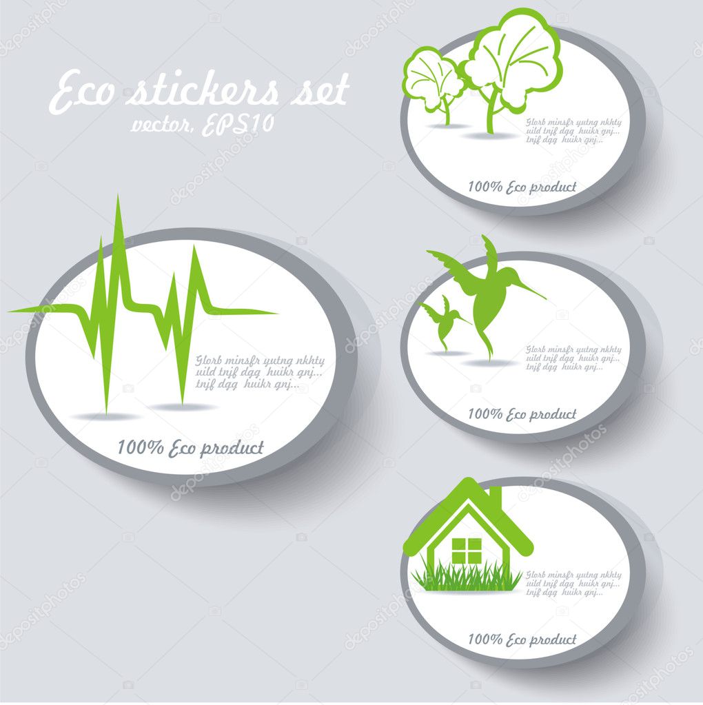 Eco sticker collection
