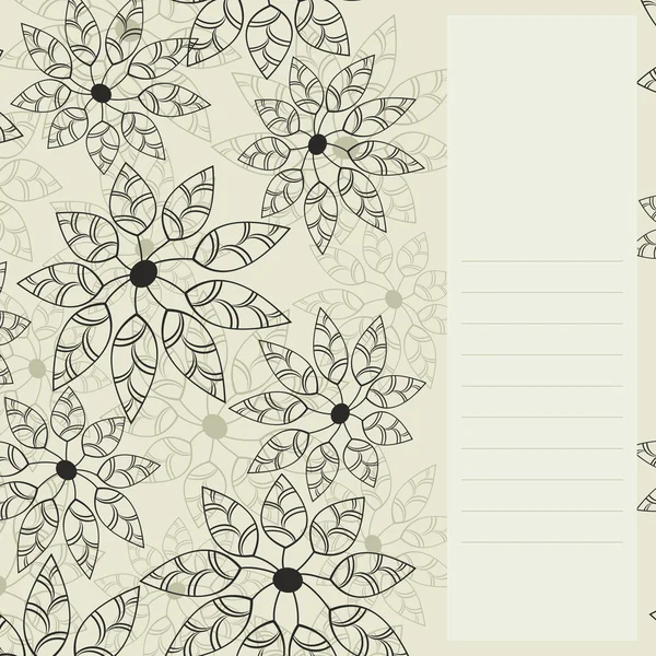 Сухі квіти - Векторні ілюстрації — стоковий вектор