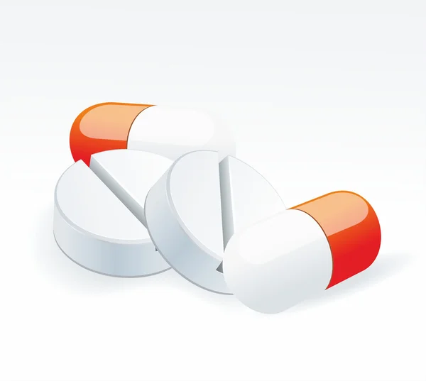 Ilaç tabletleri — Stok Vektör