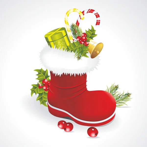 Père Noël rouge — Image vectorielle