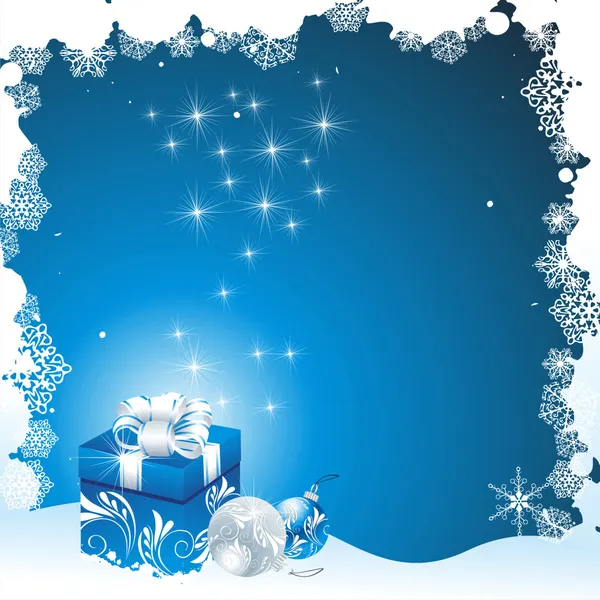 Christmas gifts vector image — Stock Vector