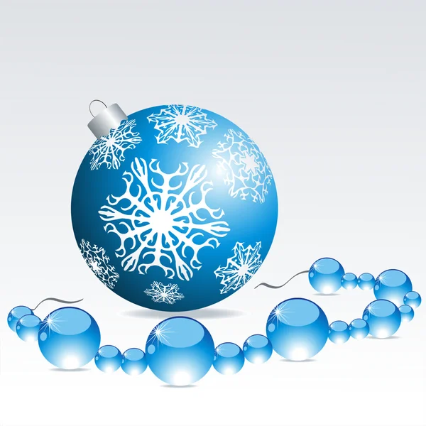 Fondo de Navidad elegante con bolas — Archivo Imágenes Vectoriales