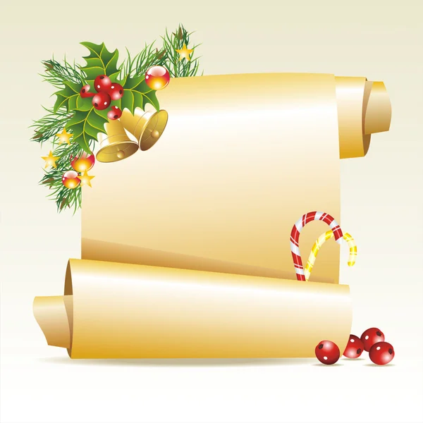 Banner de Navidad. Ilustración vectorial . — Vector de stock