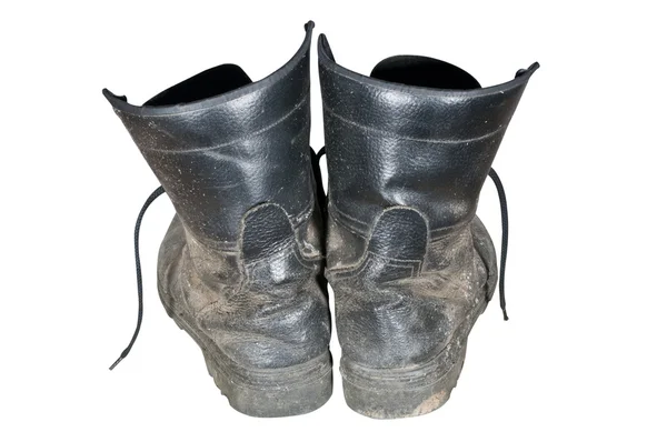 Oude laarzen — Stockfoto