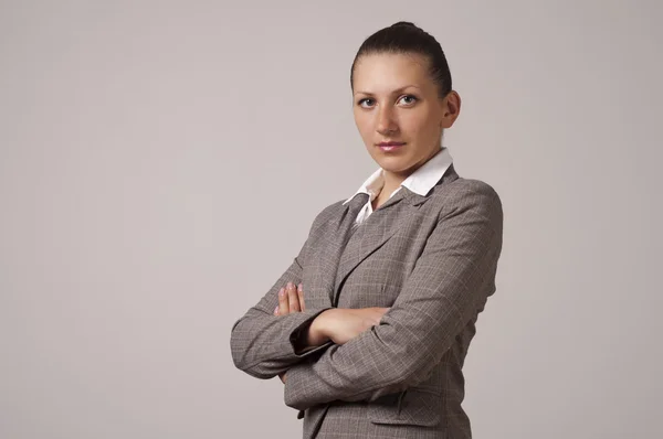 Portret młodej kobiety biznesu — Zdjęcie stockowe