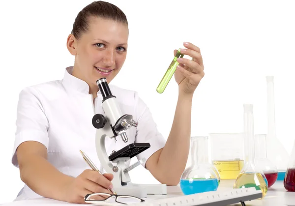 Scientist working in the laboratory — Stock Photo, Image