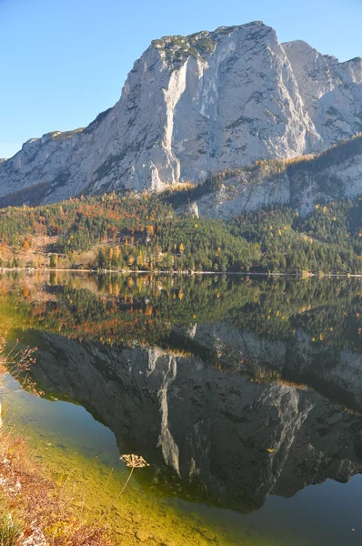 Beautiful reflection in alpine lake — Stock Photo, Image