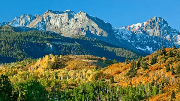 Monte sneffel, ridgeway, colorado — Fotografia de Stock