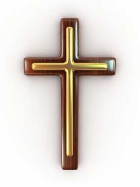 Wooden cross clipart