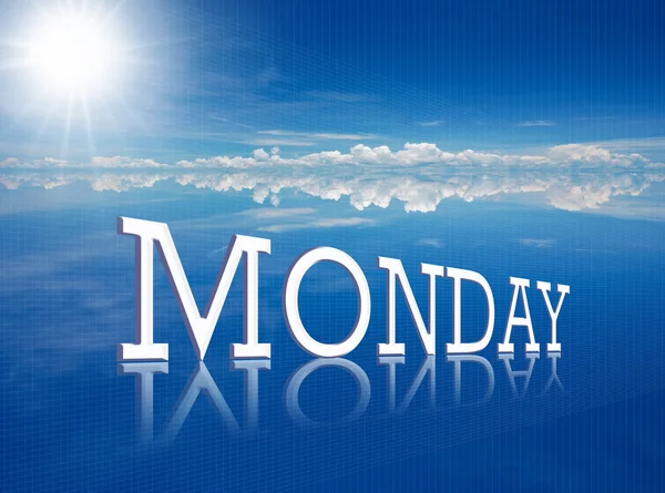 Poniedziałek — Zdjęcie stockowe