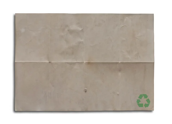 Papel reciclado velho — Fotografia de Stock