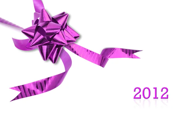 Purple ribbon — Stock Photo, Image