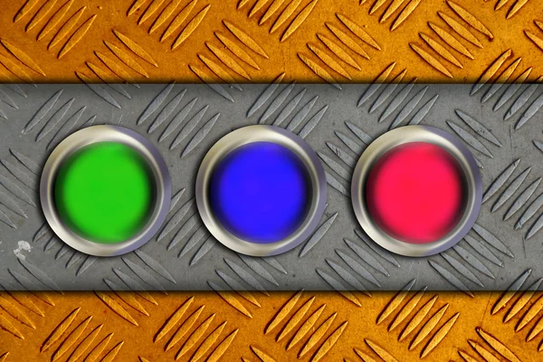 Three buttons — Stock Photo, Image
