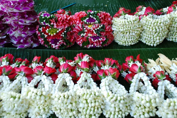Tajski lei kwiatów — Zdjęcie stockowe
