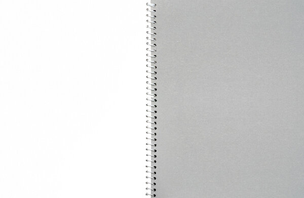 Two tone notebook white and brown color