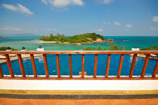 Sea balcony — Stock Photo, Image