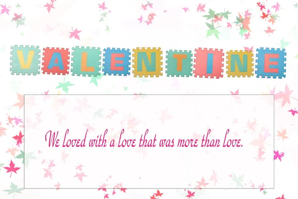 Cartão Valentine — Fotografia de Stock