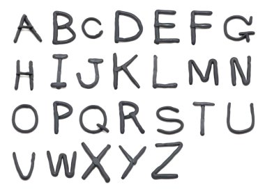 Clay font a to z
