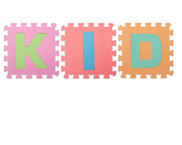 Wording for kid — Stock Photo, Image