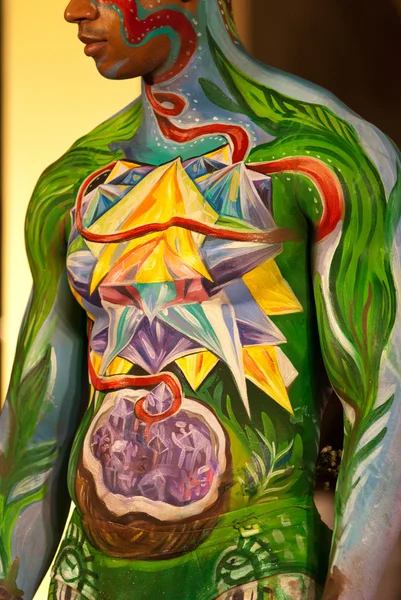 Malowanie ciała Samui — Zdjęcie stockowe