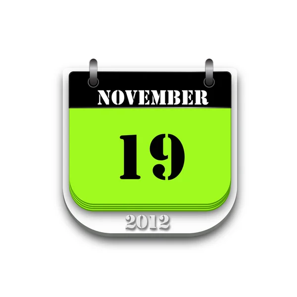Calendário 2012 — Fotografia de Stock