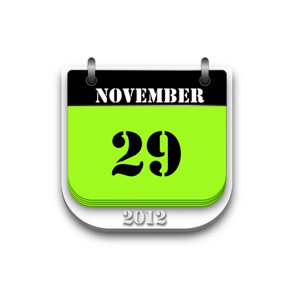Calendário 2012 — Fotografia de Stock