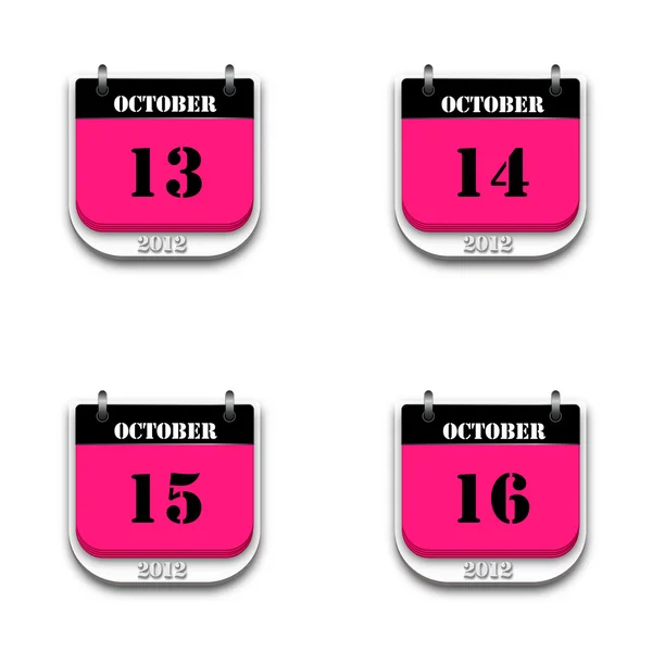 Calendario 2012 — Foto Stock