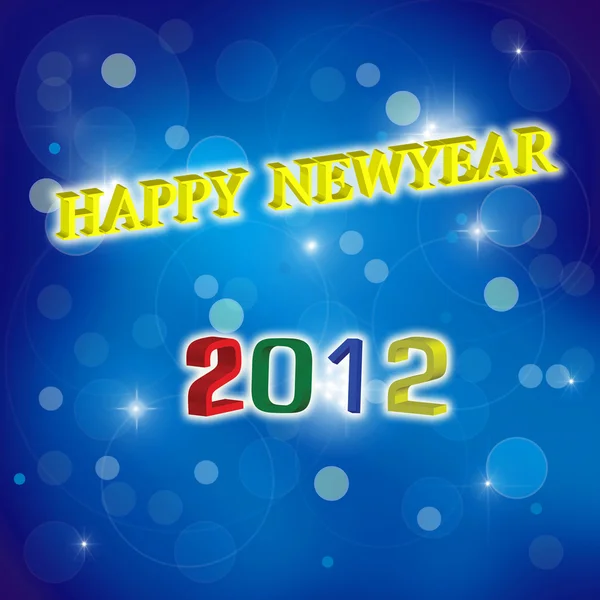 Happy newyear 2012 — Stock Photo, Image