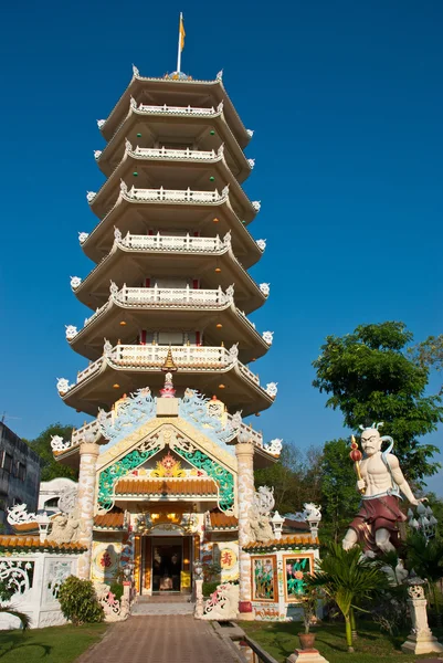 Hadyai čínský chrám — Stock fotografie